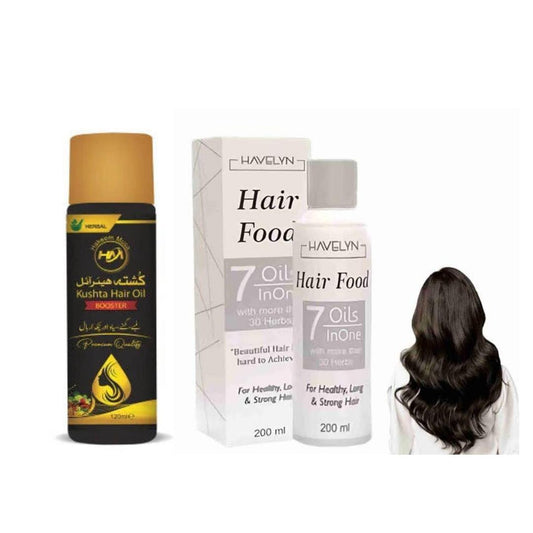 2 in 1 Hair Care Deal - Nourishing Hair Oil & Food Oil Combo